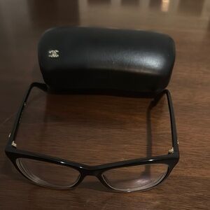 CHANEL Black Glasses with Case 100% original